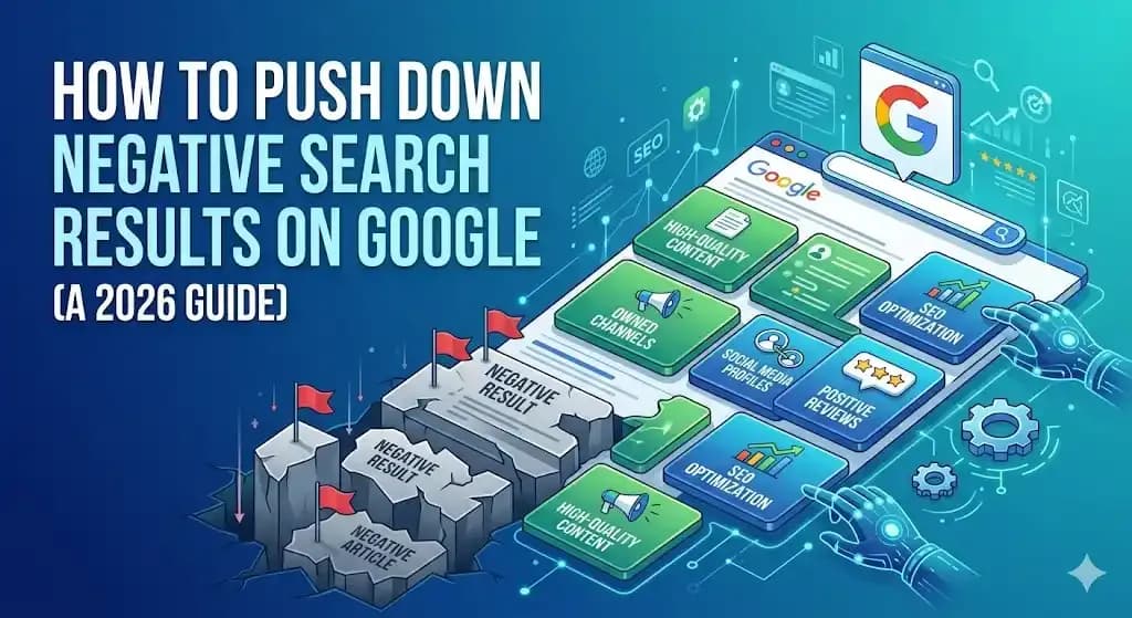 How to Push Down Negative Search Results on Google (A 2026 Guide)
