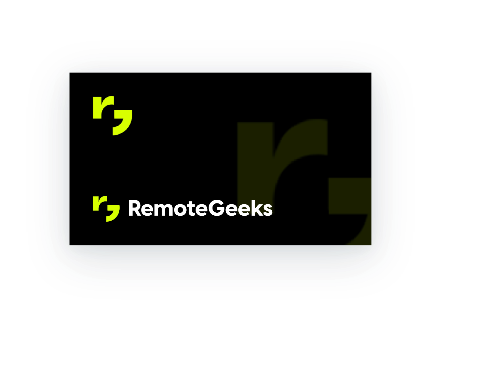 Business card · front